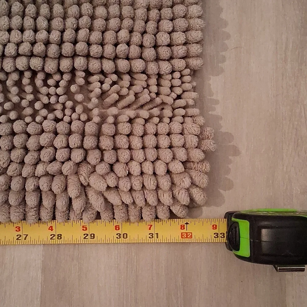 Plush Bathmat Set Grey